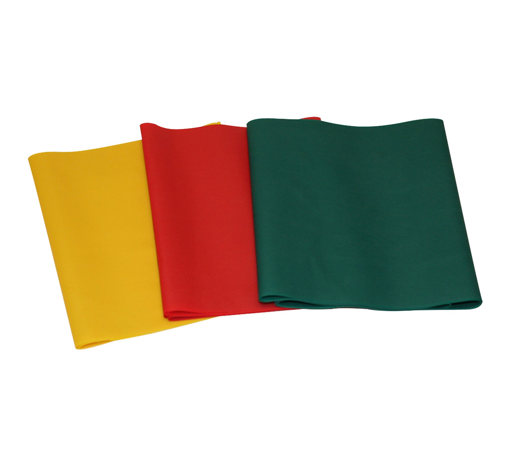 Yellow, Red, Green Easy PEP Pack CanDo Latex-Free Exercise Tubing