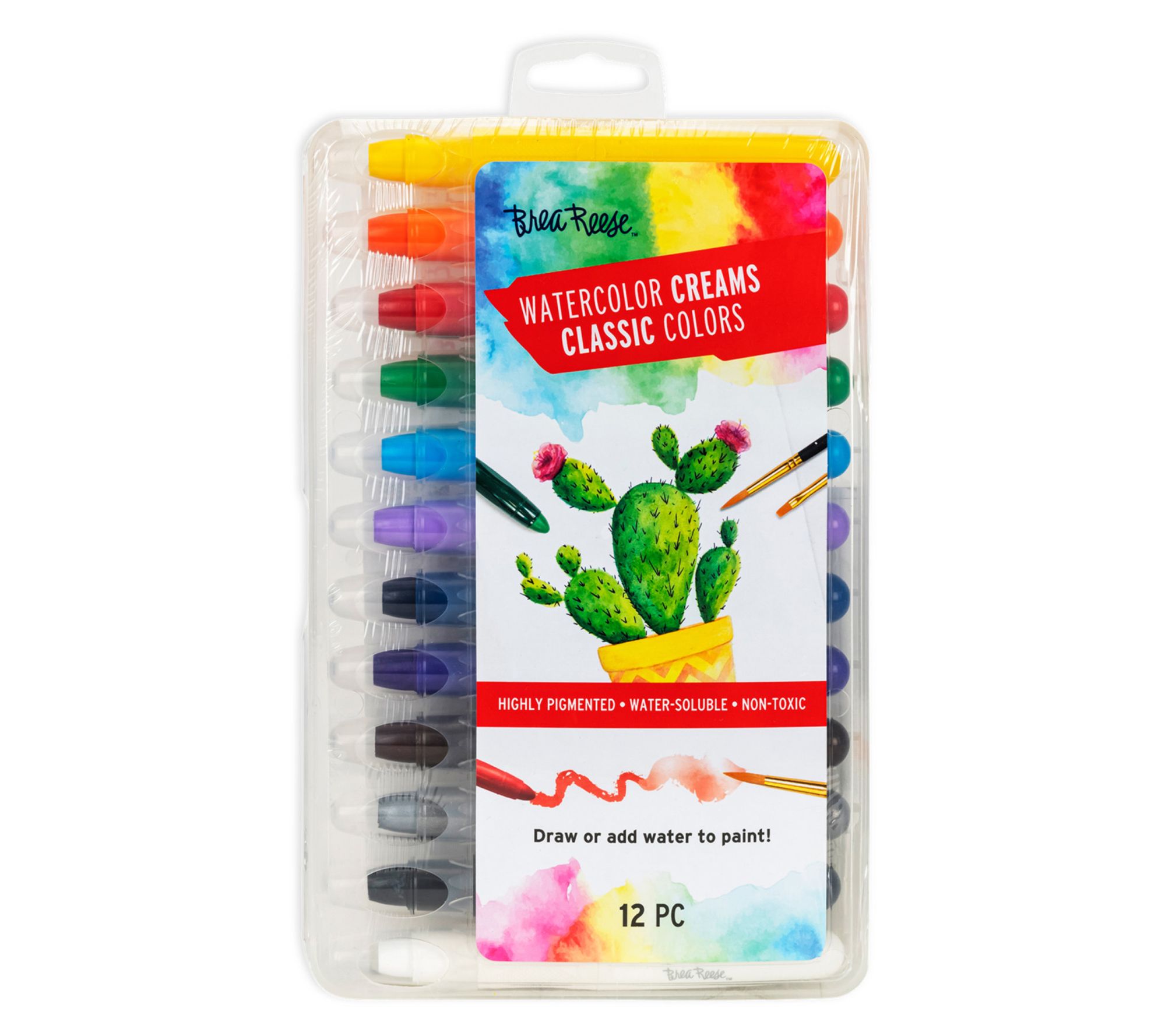 Brea Reese Watercolor Creams 12pc - Classic Colors