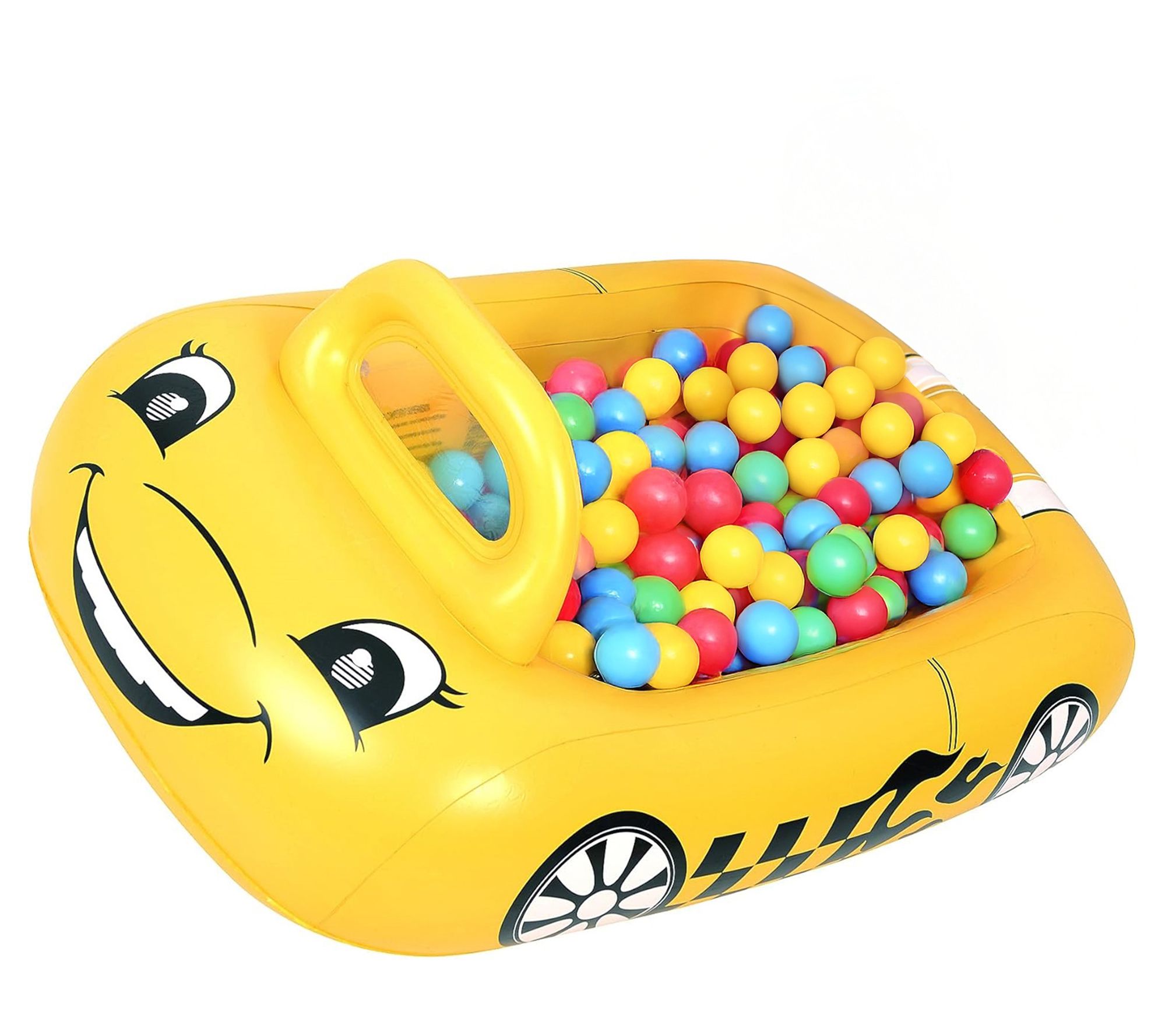 Pool Central Kiddie Car Ball Pit Pool Float - 46" - Yellow