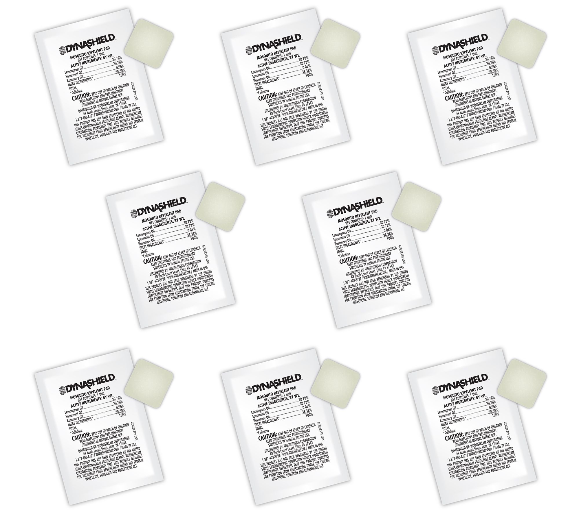 DynaShield Repellent Refill Pads (8-Pack)