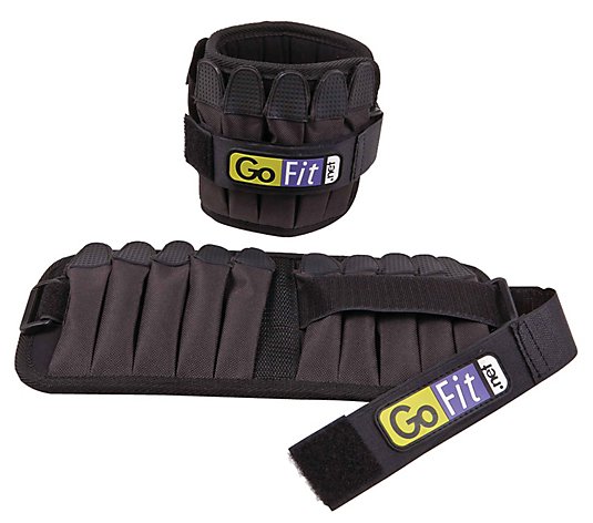 GoFit Padded Adjustable Pro Ankle Weights