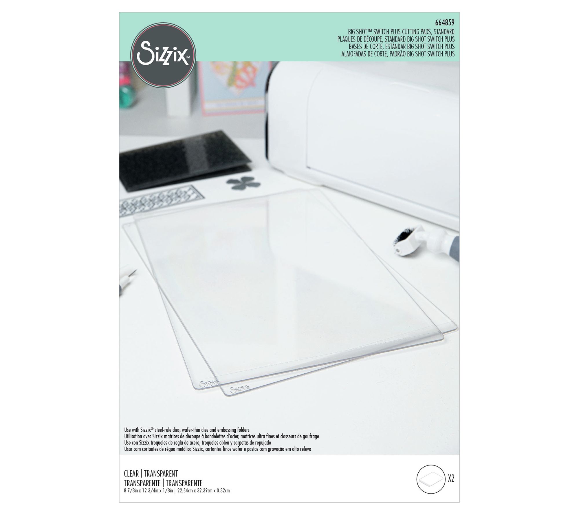 Sizzix Big Shot Switch Plus Standard Cutting Pads 2pc