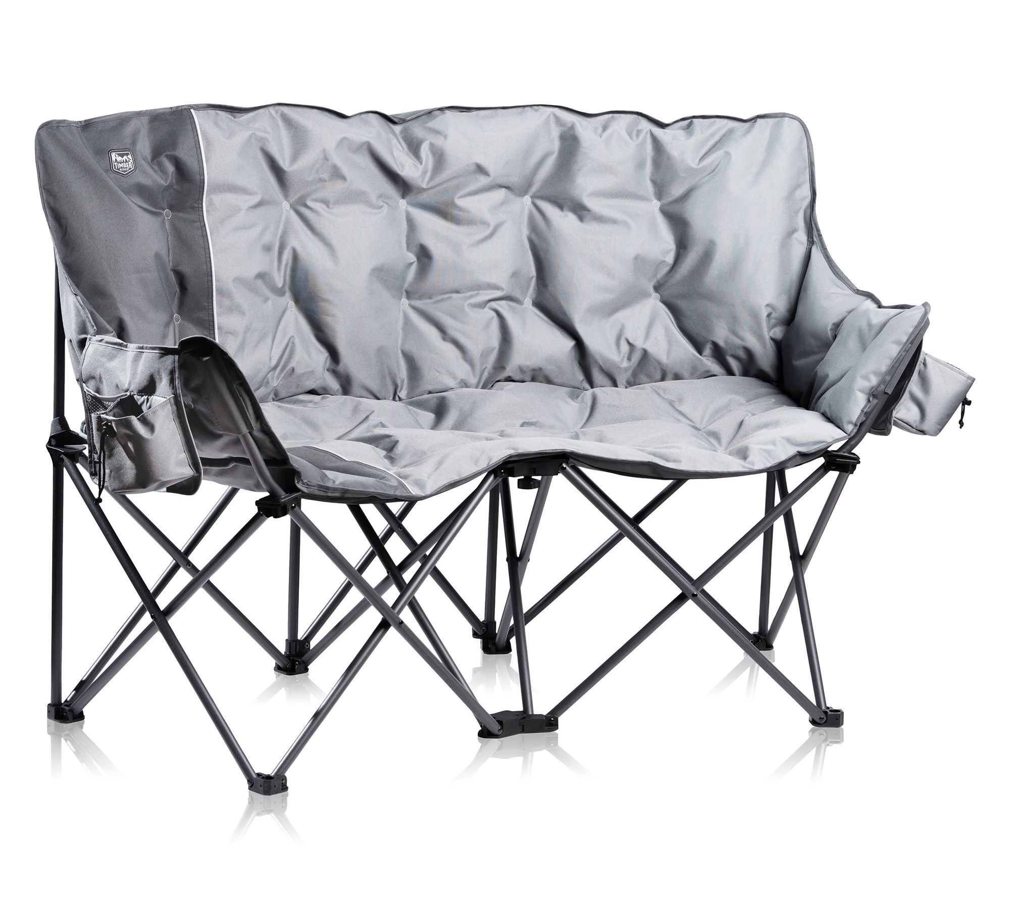 Timber Ridge Padded Loveseat Camping Chair Timber Ridge Folding