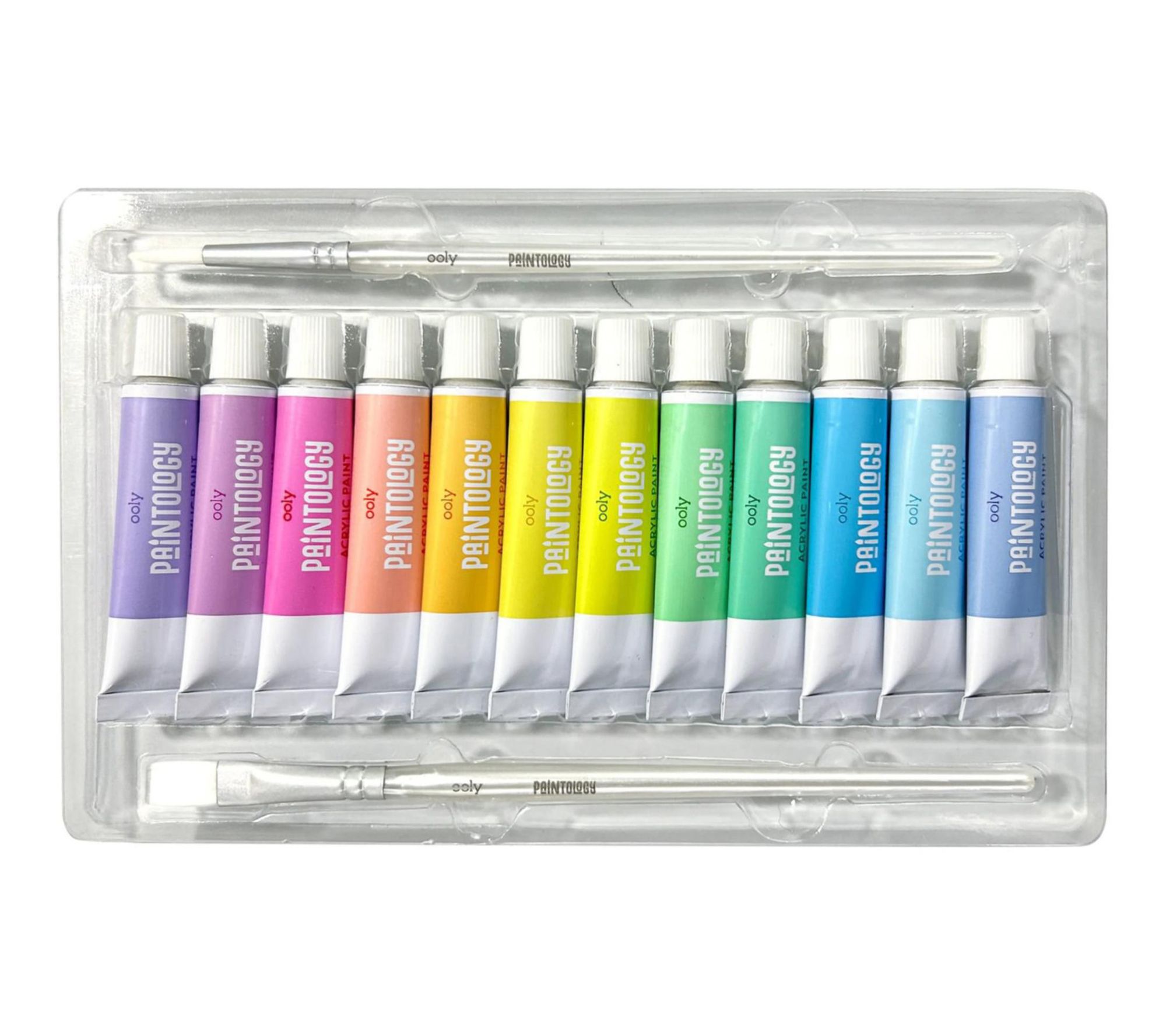 OOLY Paintology Acrylic Paint Set 12 Vibrant Rich Pigments