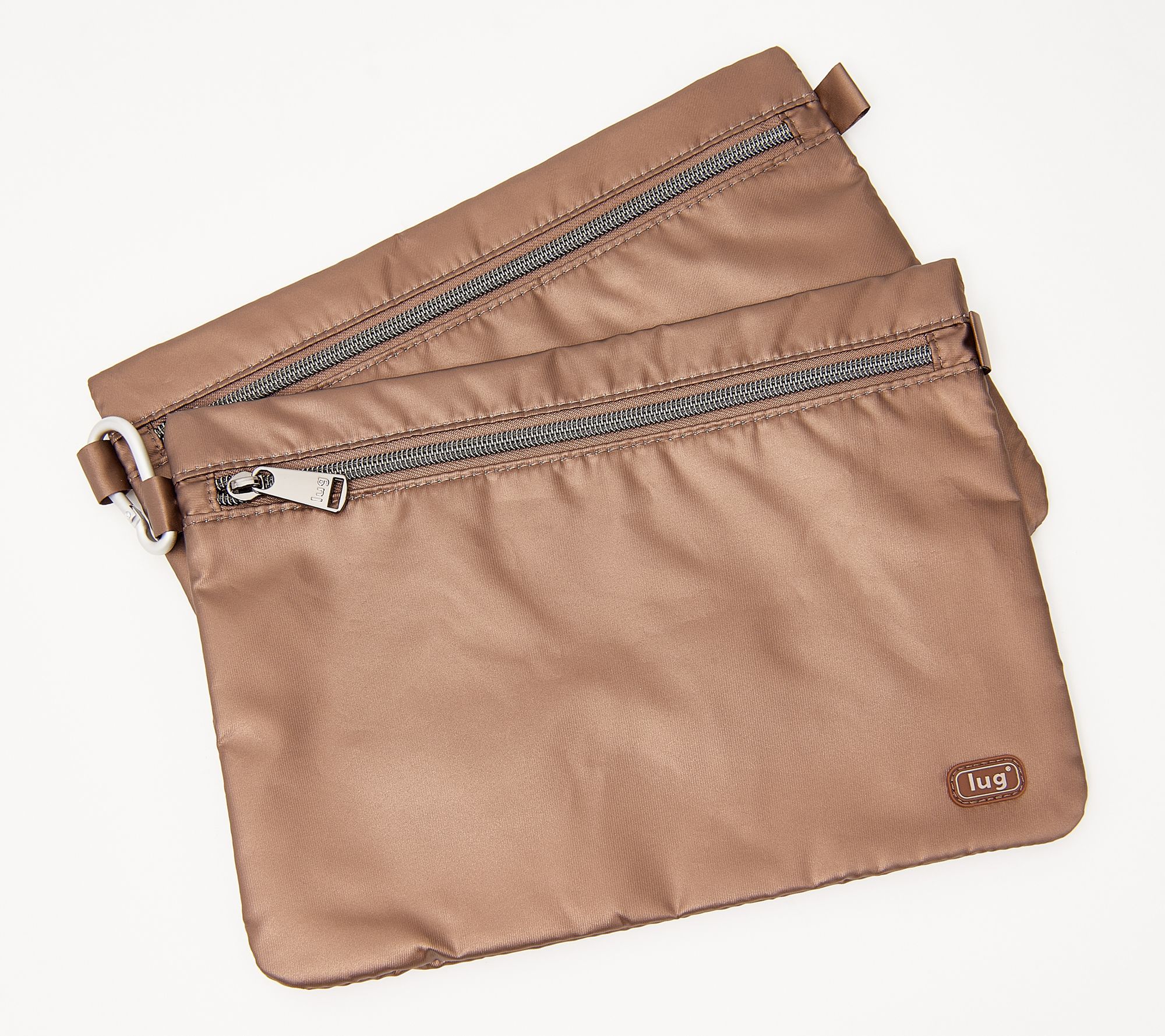 小物 lgb pouch Kerstin Lindquist x Lug Set of 2 Zip Pouches - Buoy - QVC.com