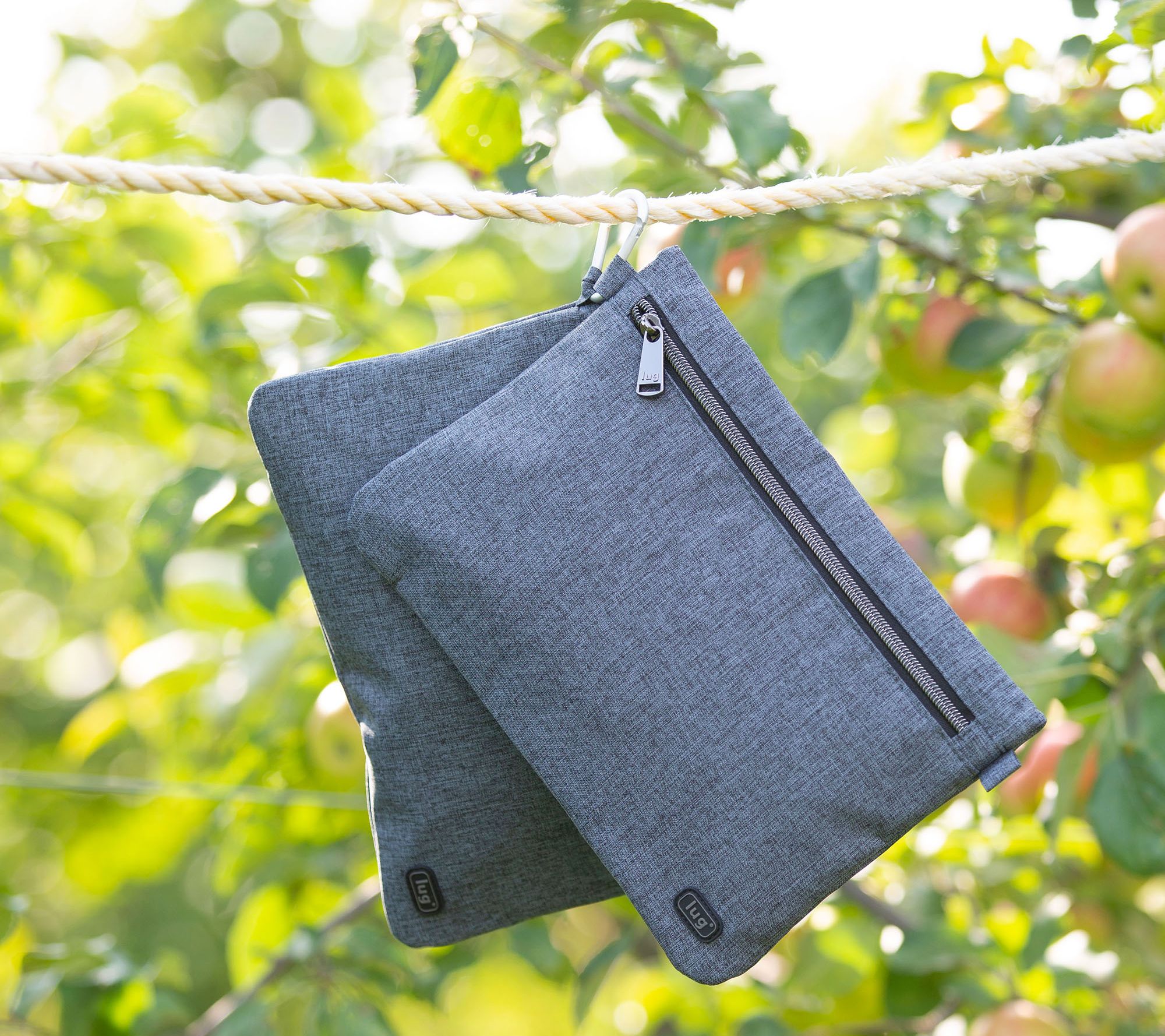 小物 lgb pouch Kerstin Lindquist x Lug Set of 2 Zip Pouches - Buoy - QVC.com