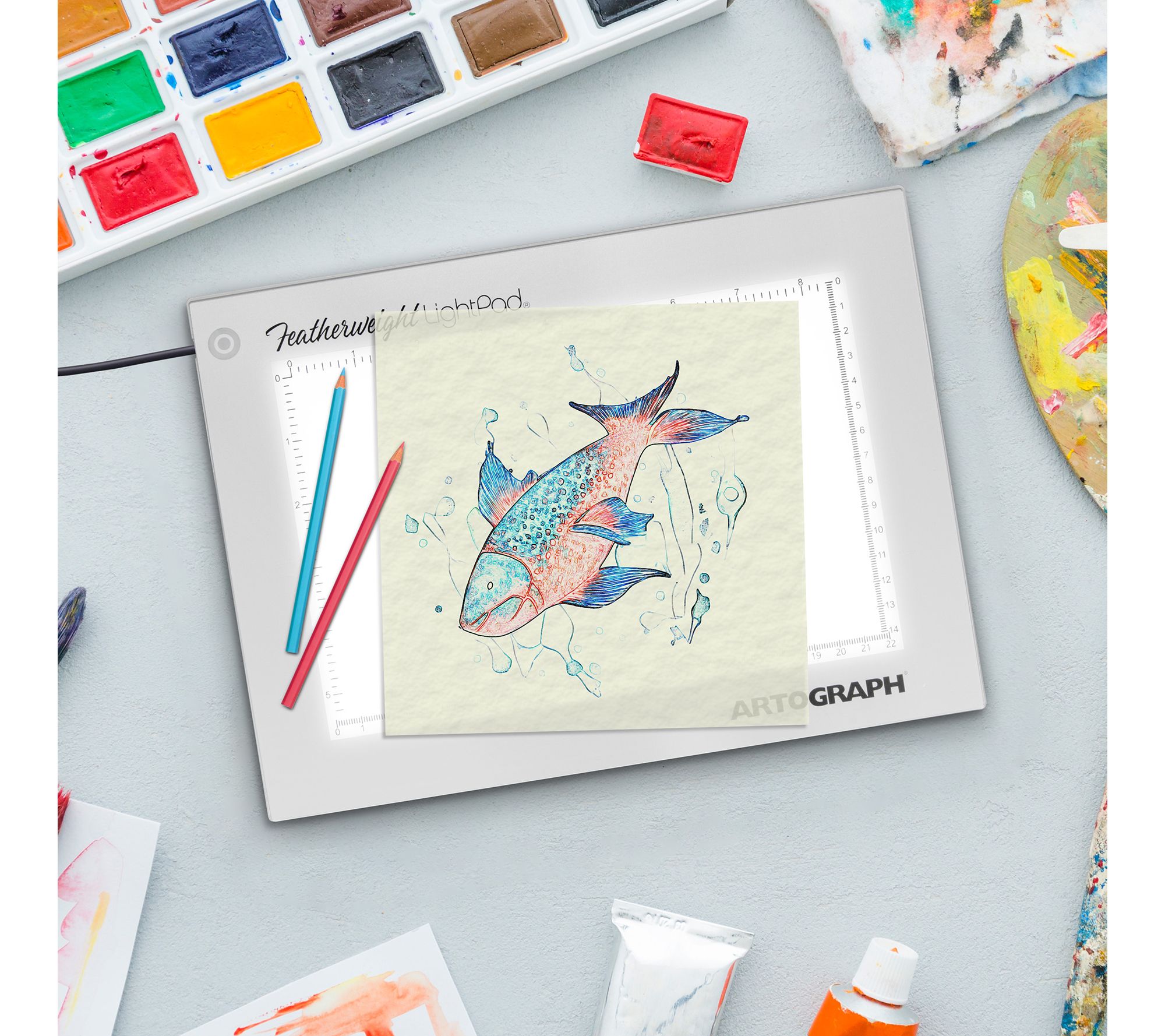 Artograph Featherweight 6" x 9" Lightpad Ultra-Thin