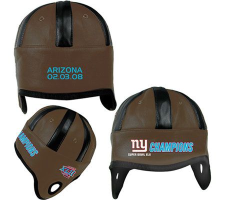 NFL New York Giants Super Bowl XLII Champions Helmet Head 