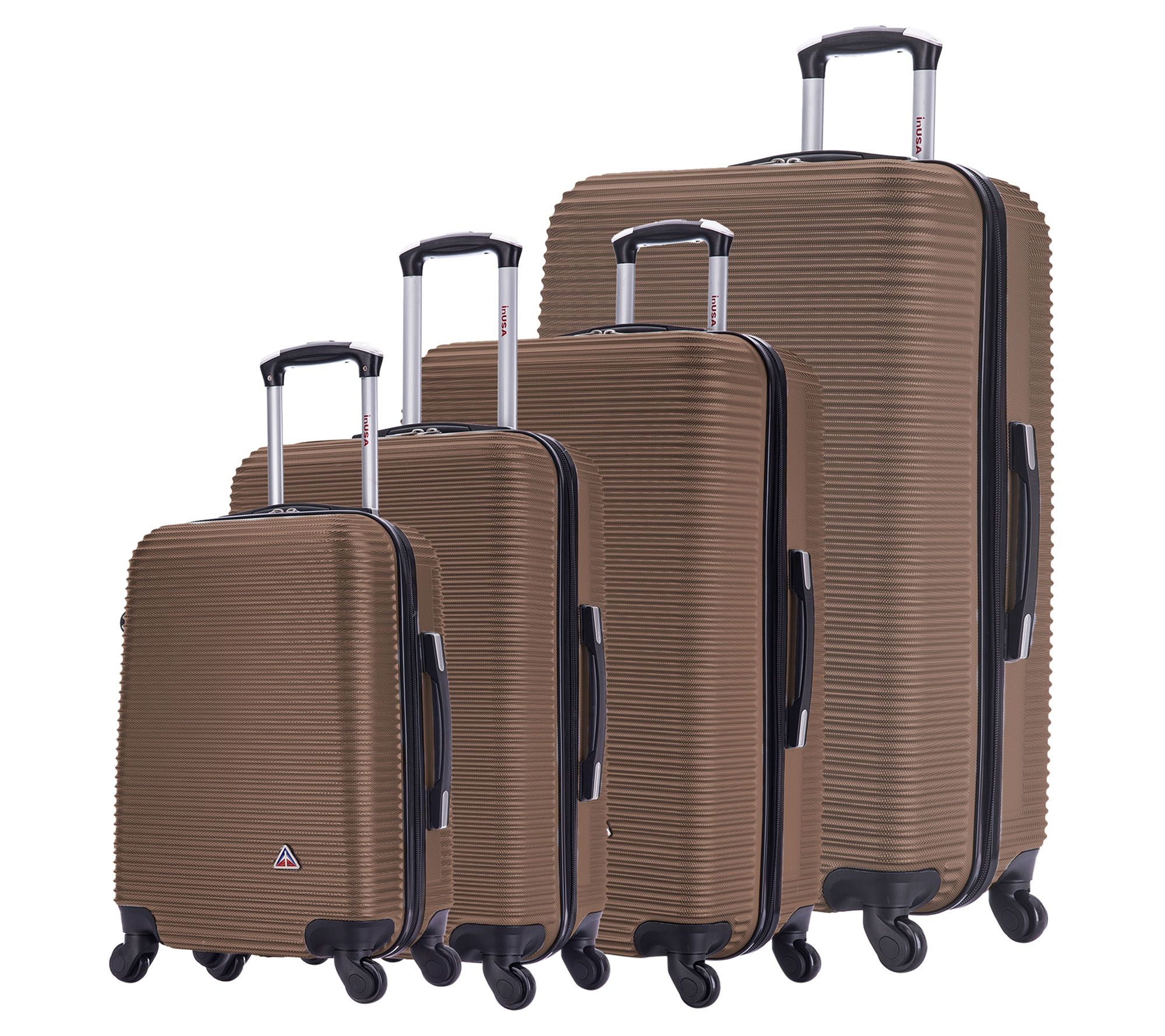 inUSA Royal Lightweight Hardside 4-Piece Luggage Set