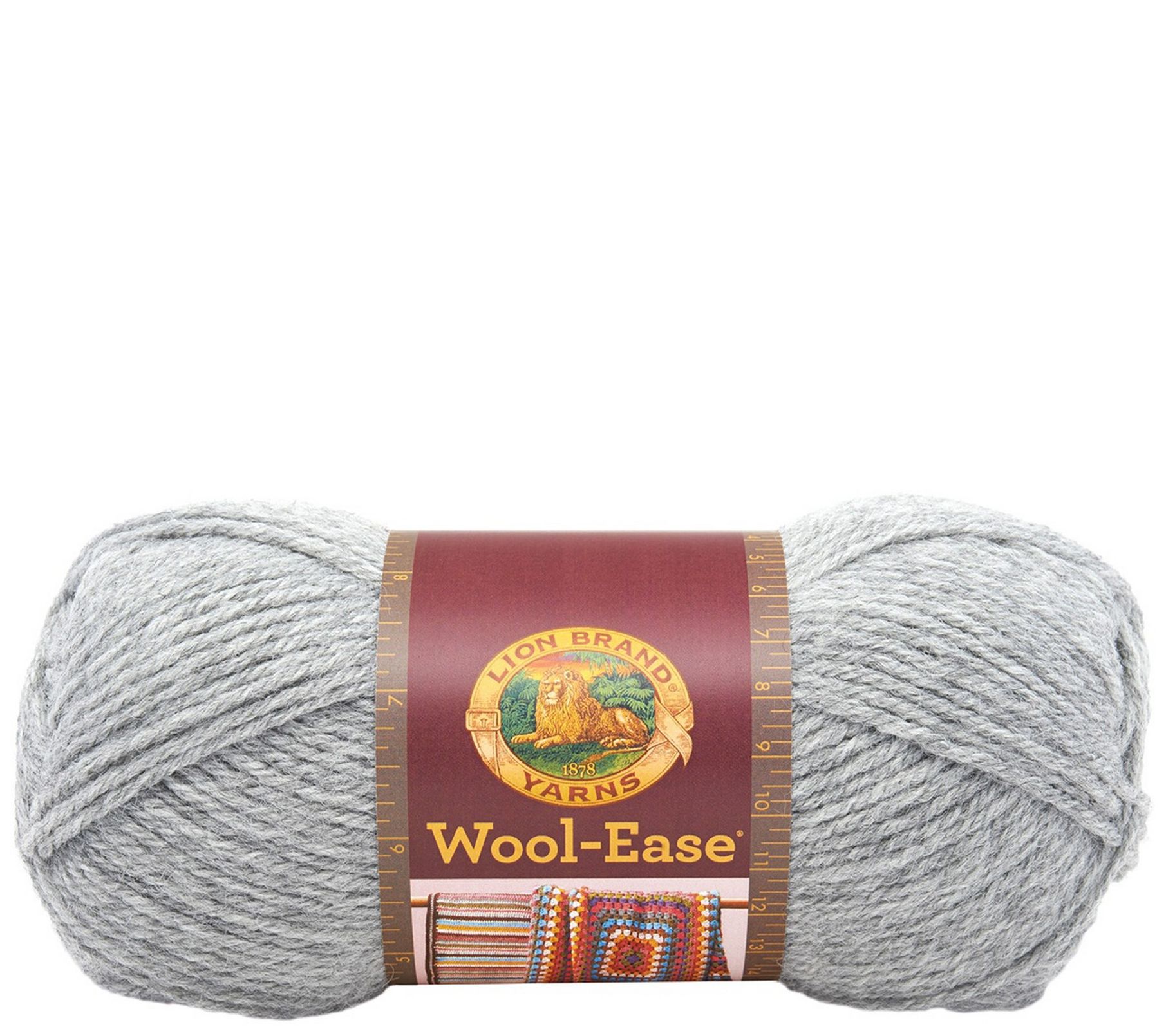 Lion Brand Multipack of 20 Gray Heather Wool-Ease Yarn