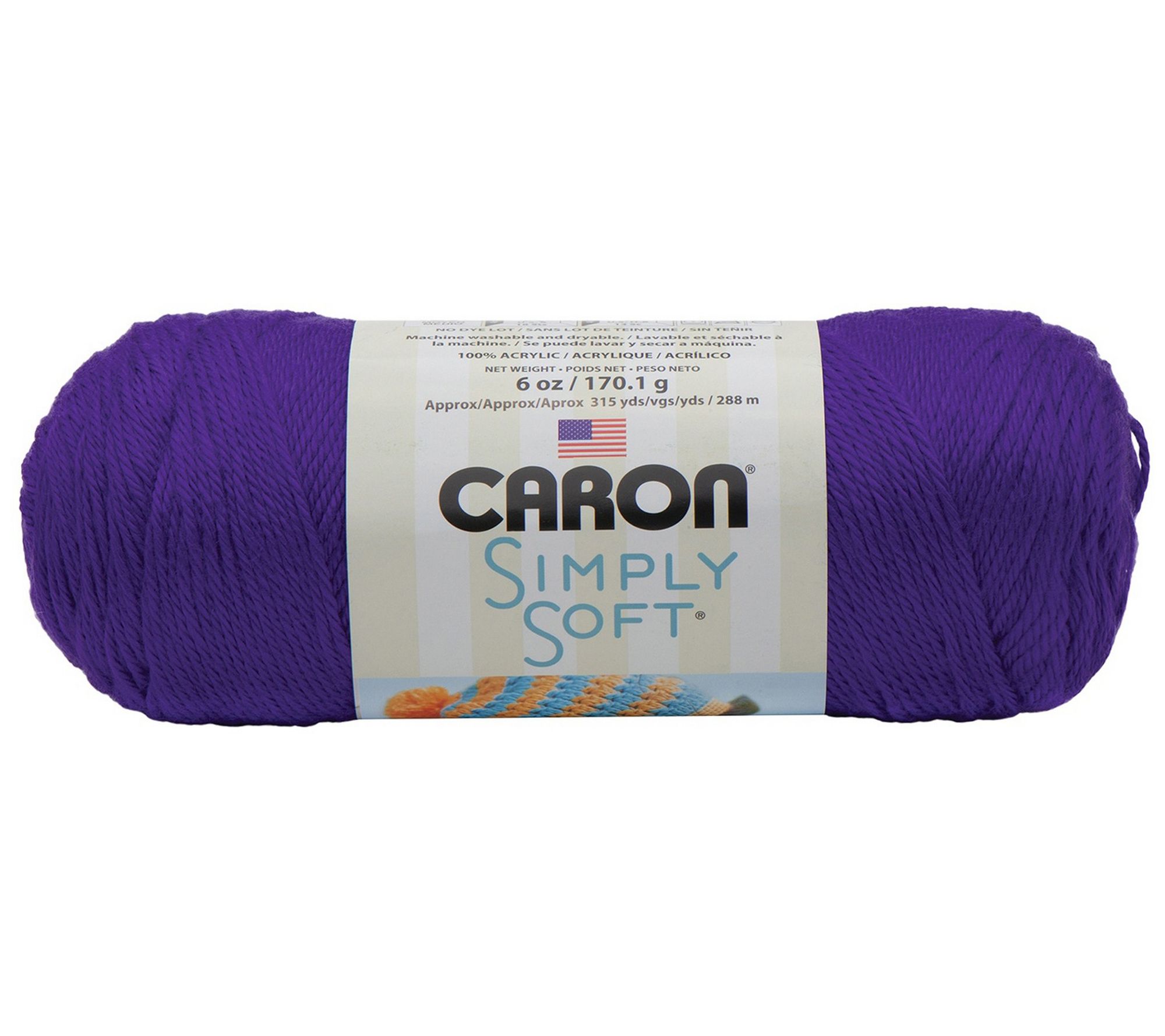 Caron Multipack of 24 Iris Simply Soft Solids Yarn - QVC.com