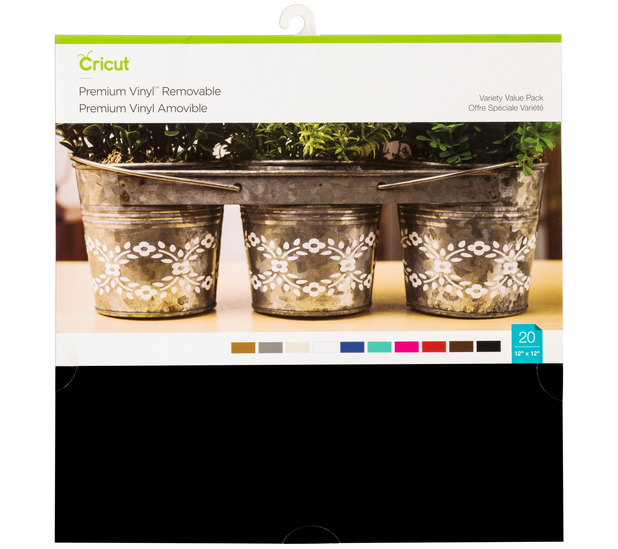 Cricut Premium Vinyl Value Pack  Removable - Set of 20