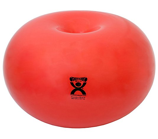 CanDo Donut Ball Red 30 in Dia x 16 in H (75 cmx 40 cm)