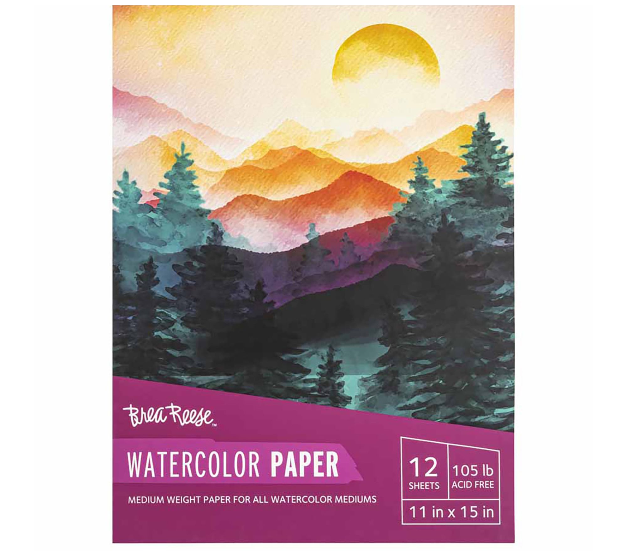 Brea Reese Watercolor Paper Pad - 11x15"