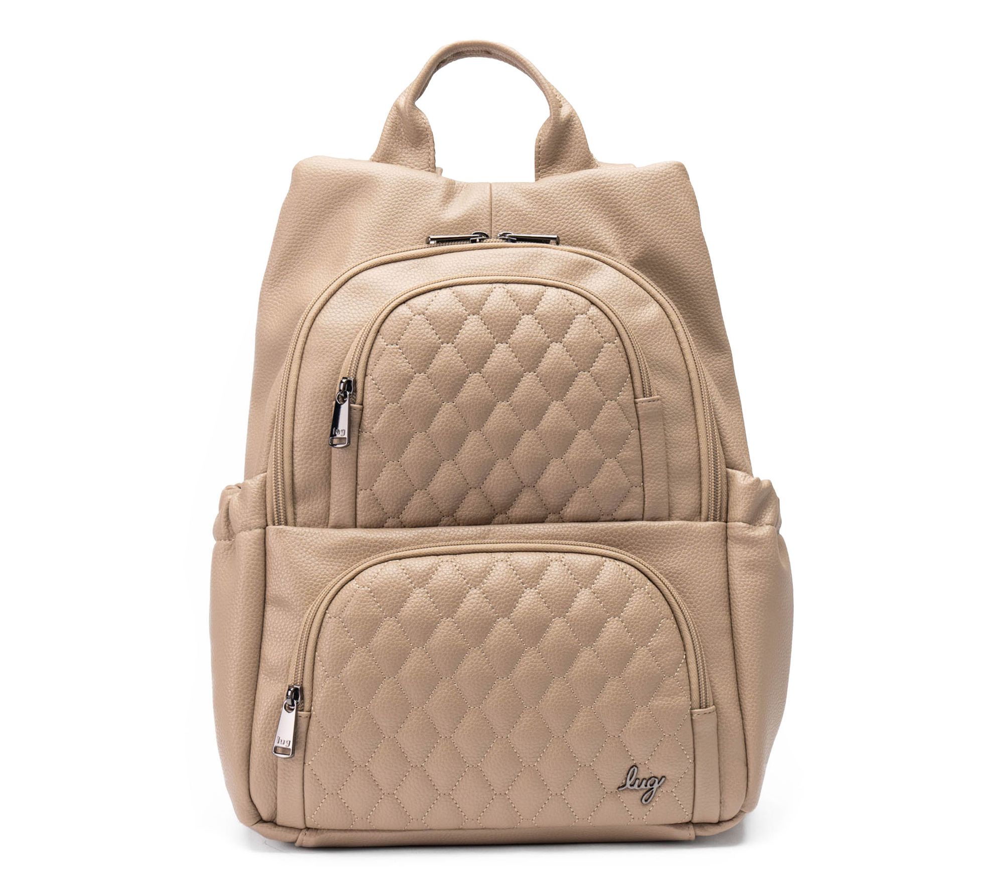 Lug Vegan Leather Quilted Backpack - Hatchback