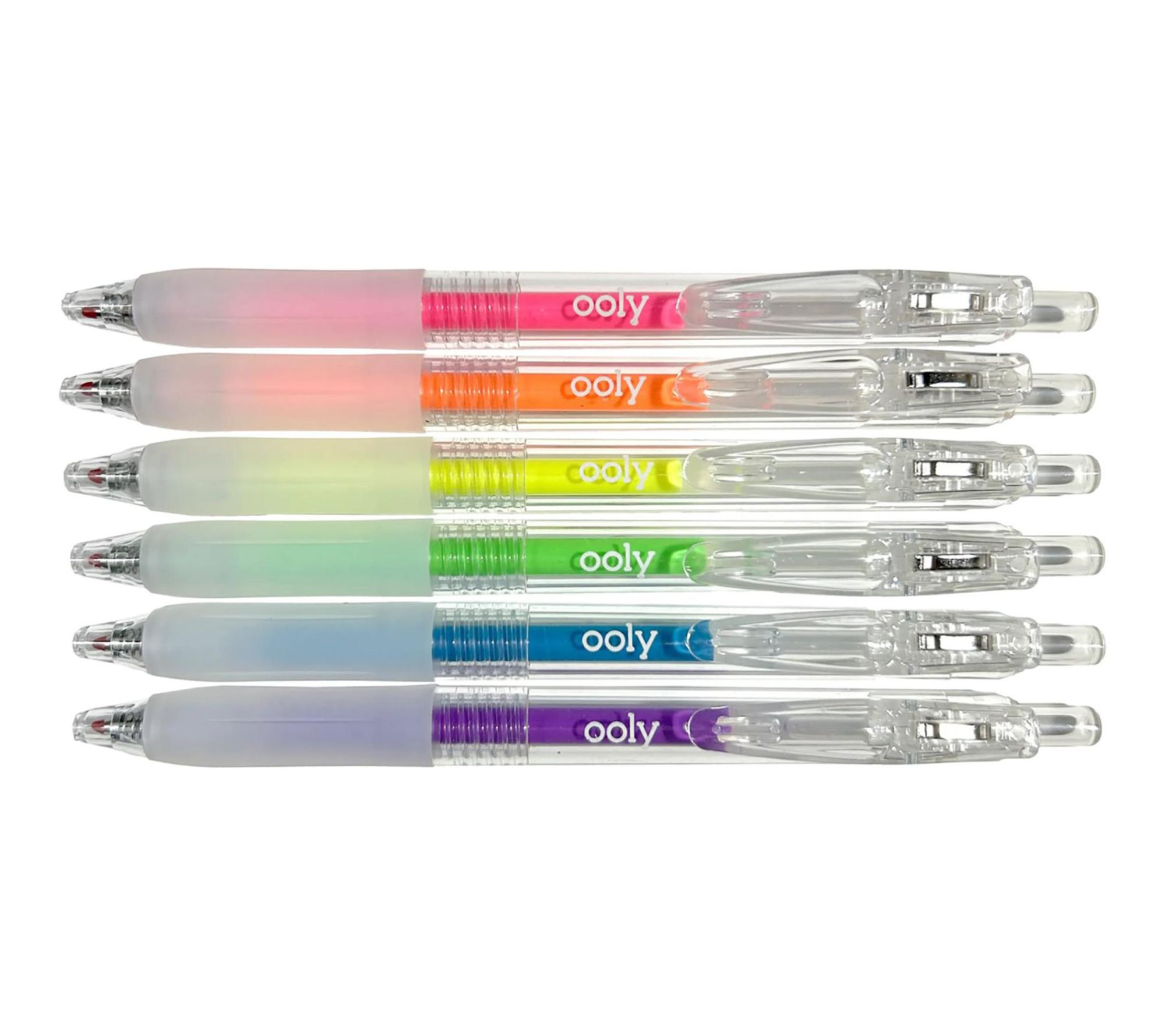OOLY Jelly Gloss Deco Gel Pens Neon 6ct Color Set