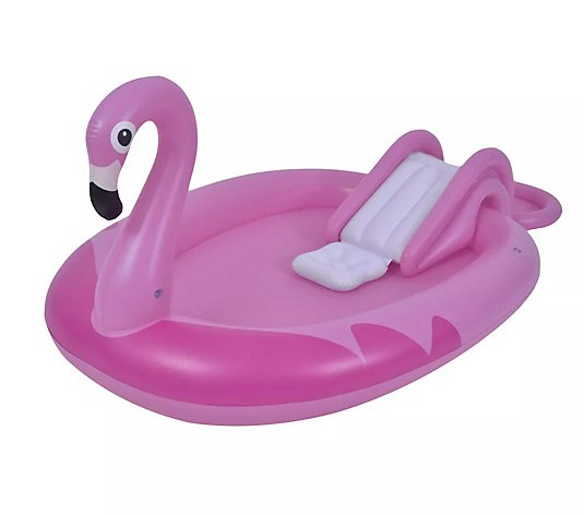 83" Inflatable Pink Flamingo Kiddie Pool with S prayer