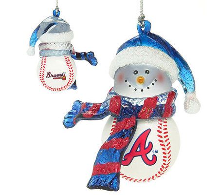 Atlanta Braves Christmas Ornament