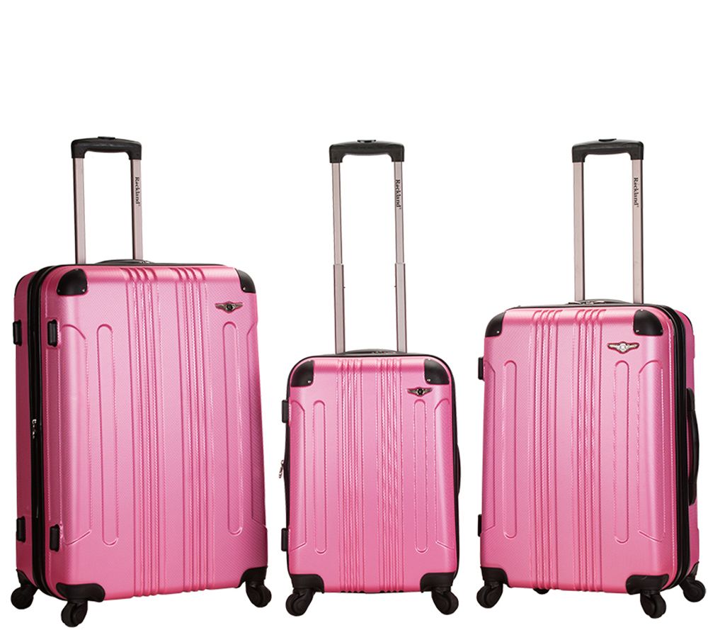 Fox Luggage 3pc Sonic ABS Upright Luggage Set