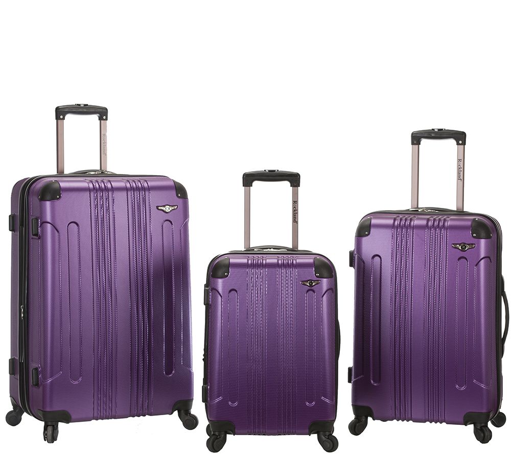 Fox Luggage 3pc Sonic ABS Upright Luggage Set