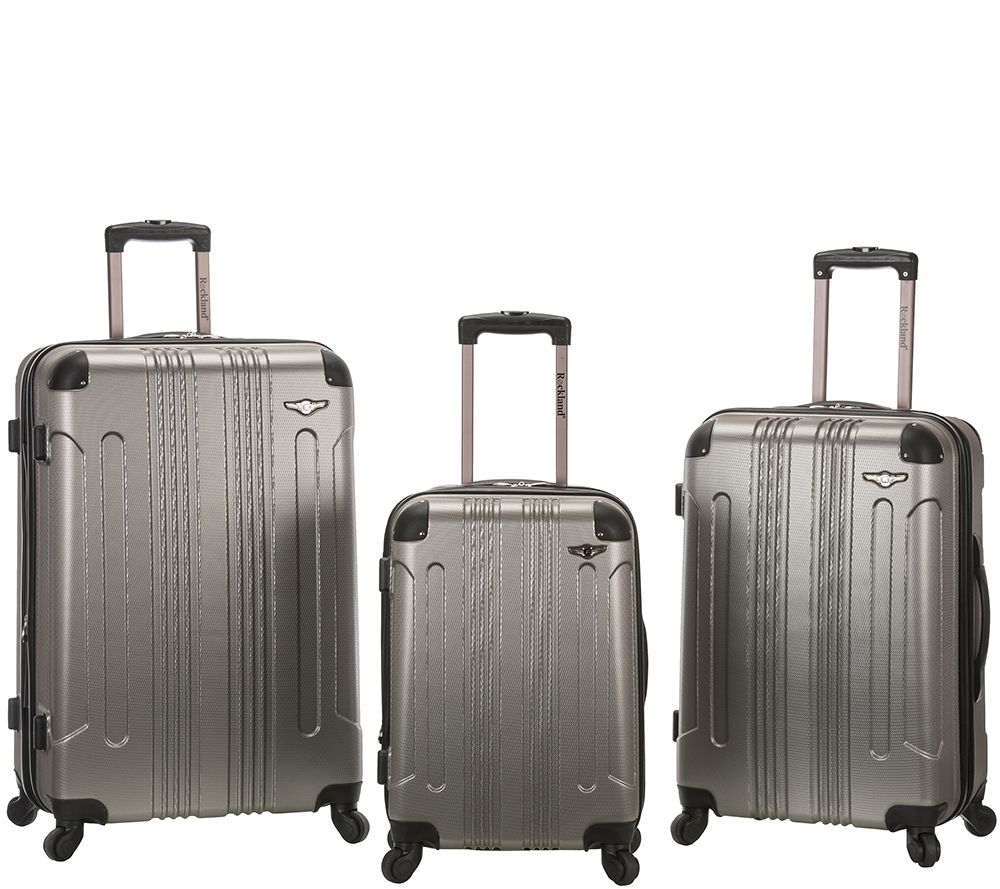 Fox Luggage 3pc Sonic ABS Upright Luggage Set