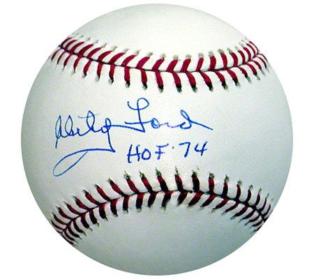 Whitey Ford - Autographed Signed Baseball