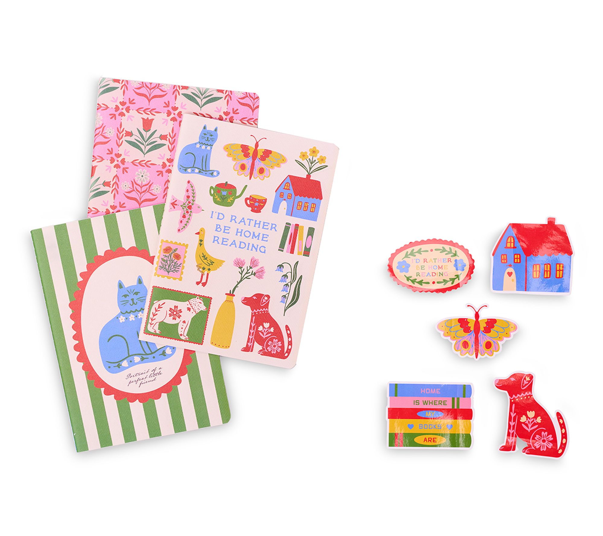 ban.do I'd Rather Be Home Reading Stationary Set