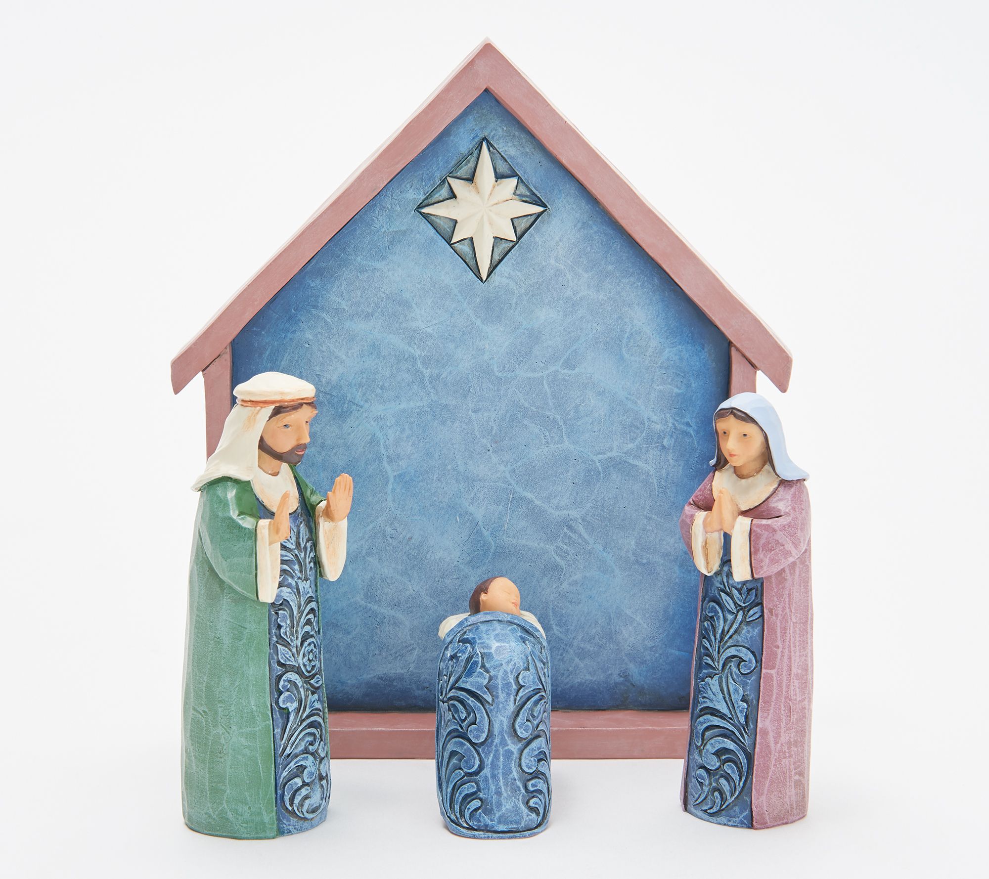 Jim Shore Heartwood Creek Mini 4-Piece Nativity Set - H219400
