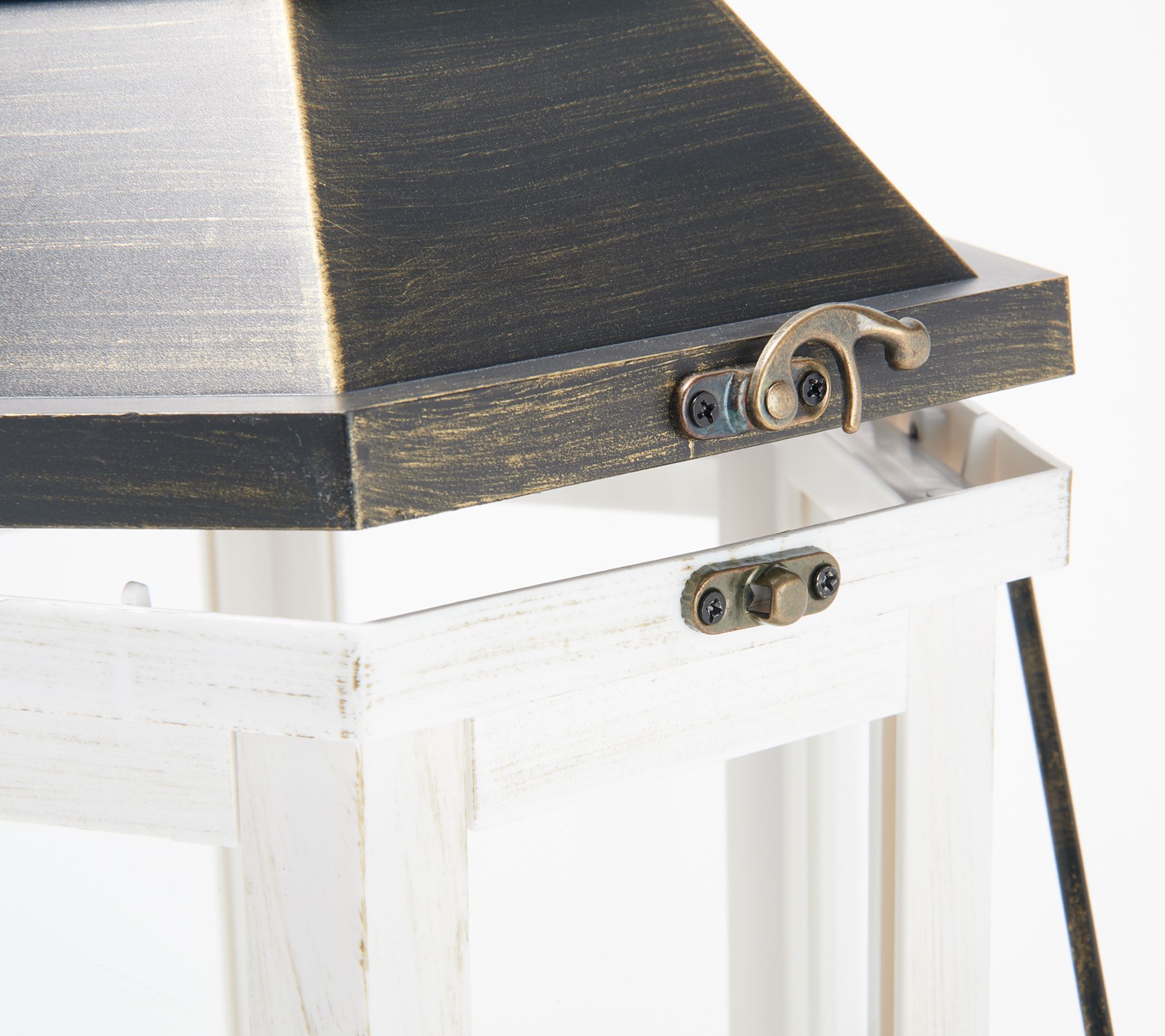 Candle Impressions 23" Hexagon Indoor/Outdoor Resin Lantern