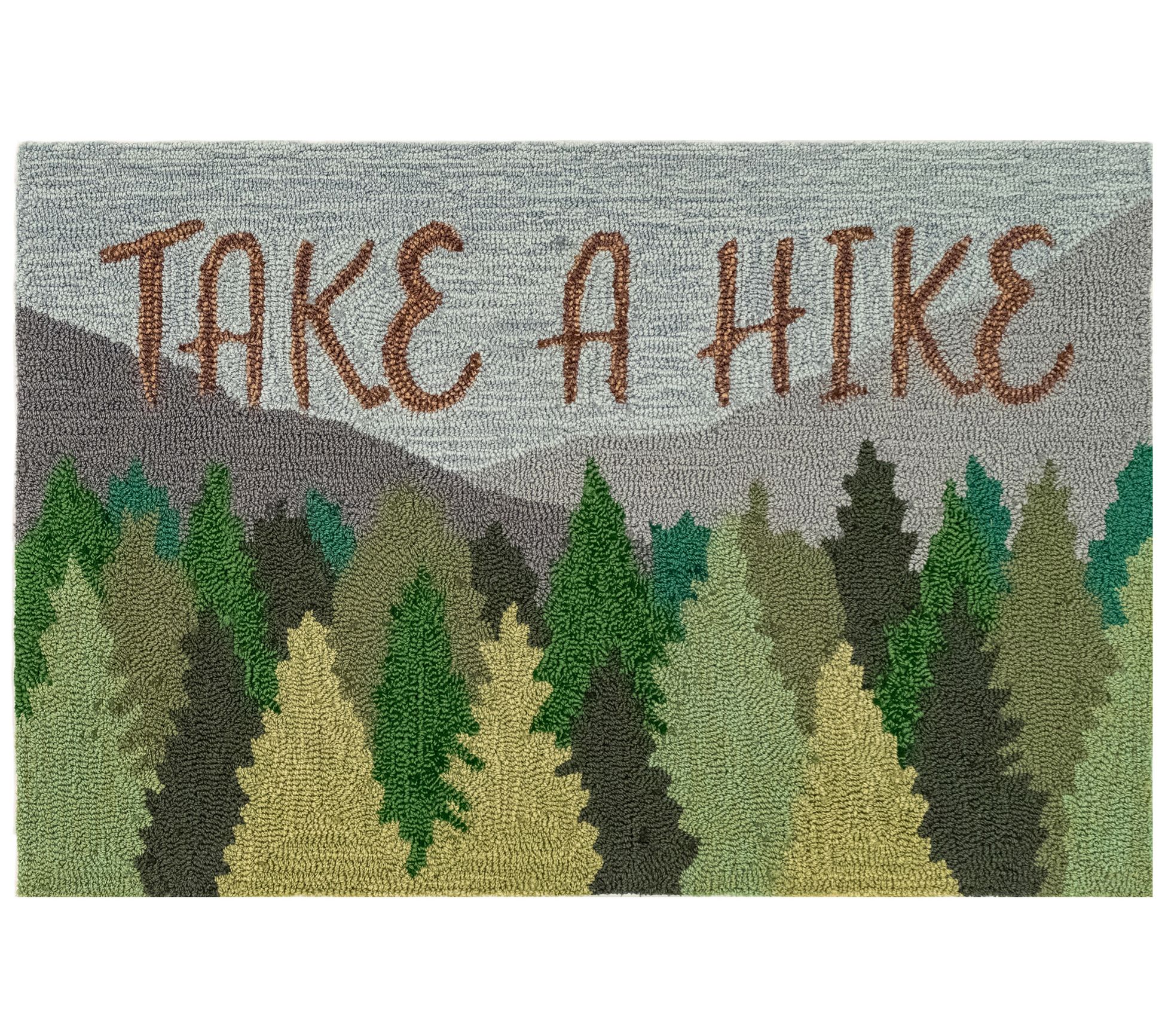 Liora Manne Frontporch Take A Hike In/Outdoor Rug 20" x 30"