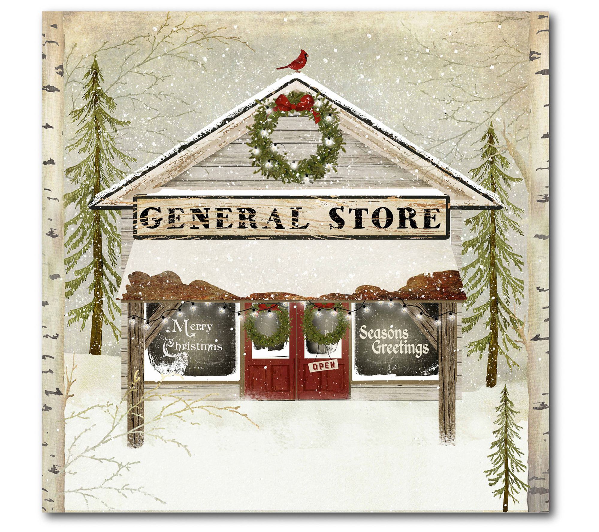 Courtside Market General Store 16x16 Canvas