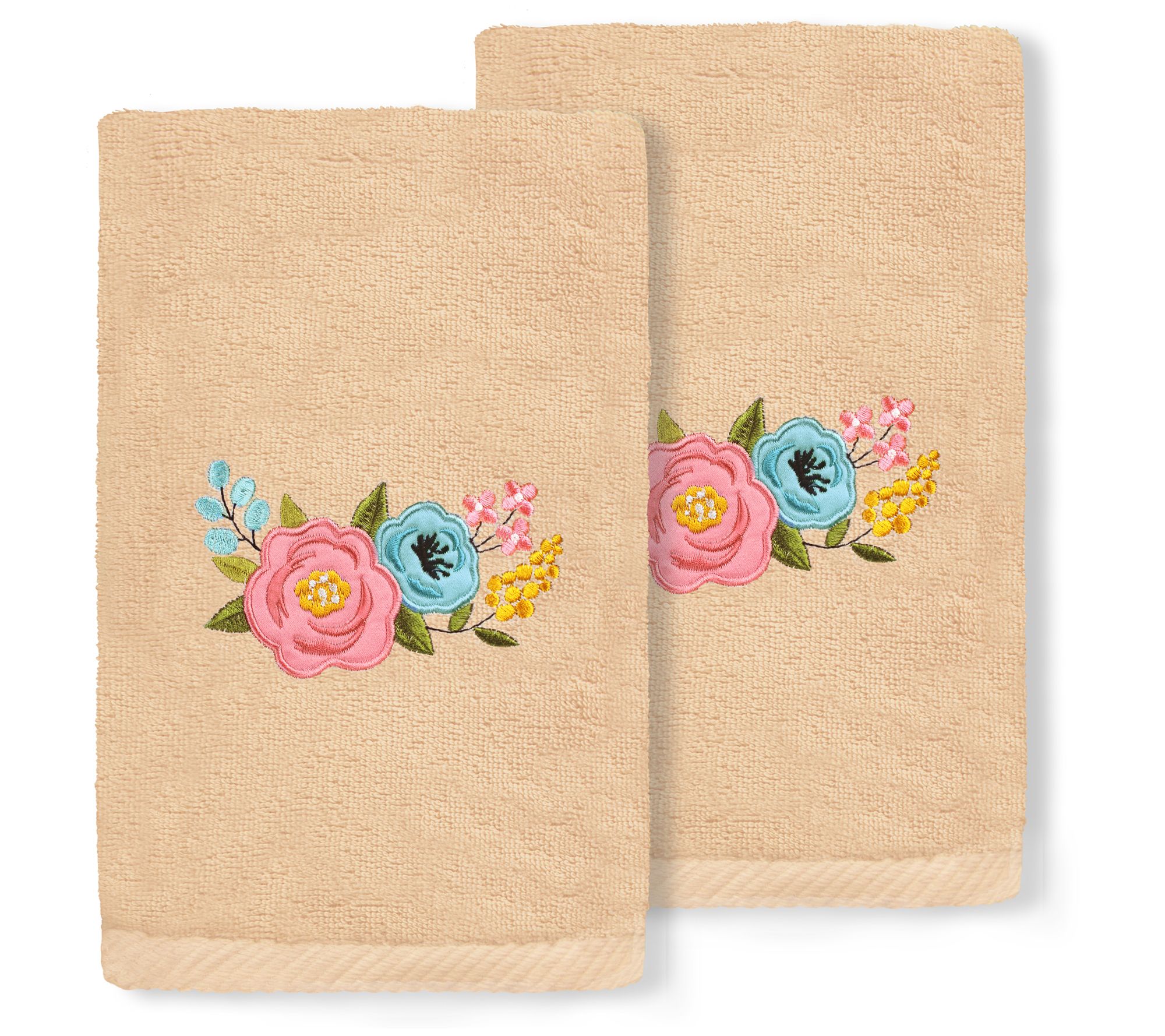 2pc Bee Dance Hand Towel Set - Linum Home Textiles