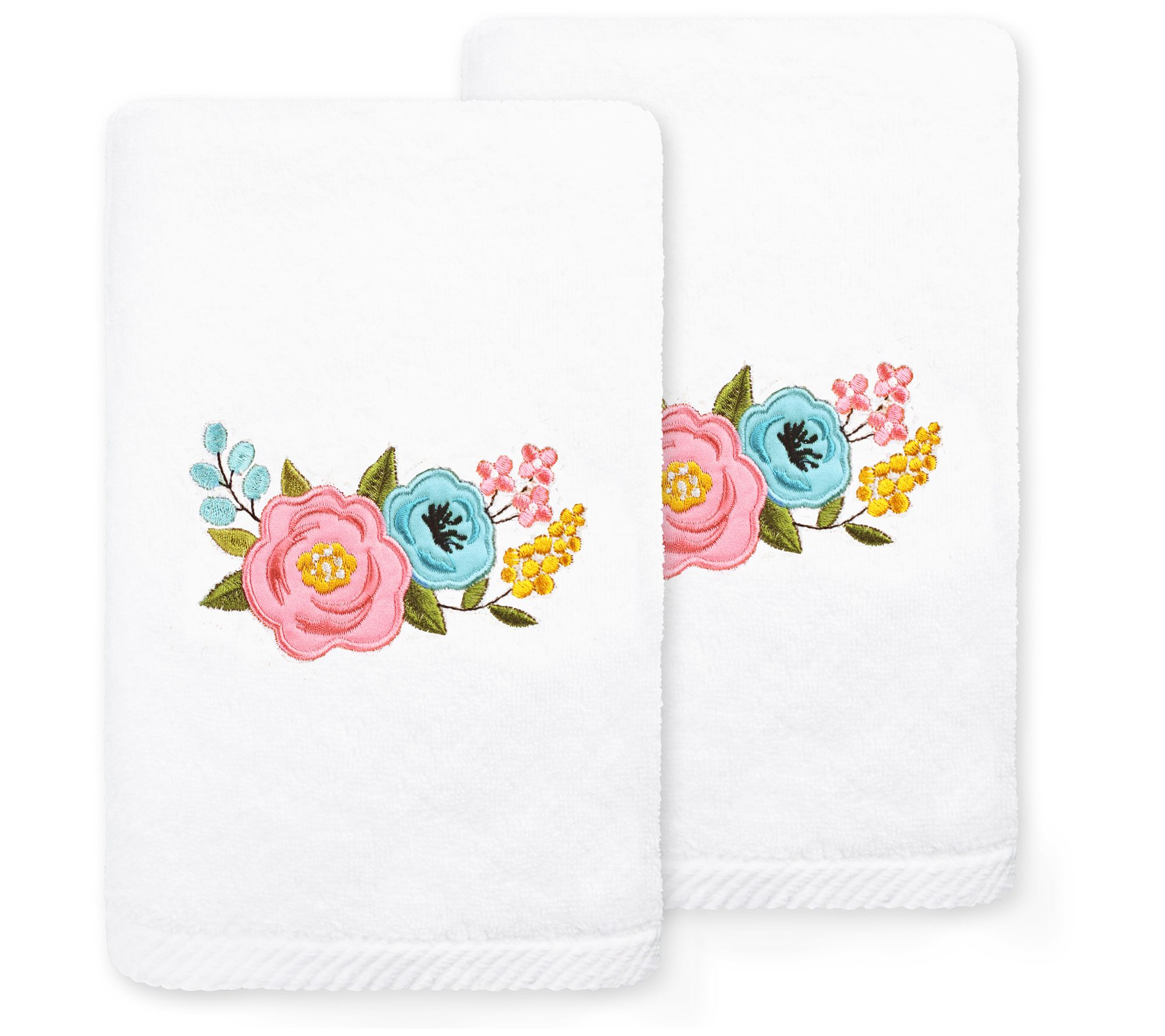 Linum Home Textiles Primavera - Embroidered 2-Pc Hand Towels