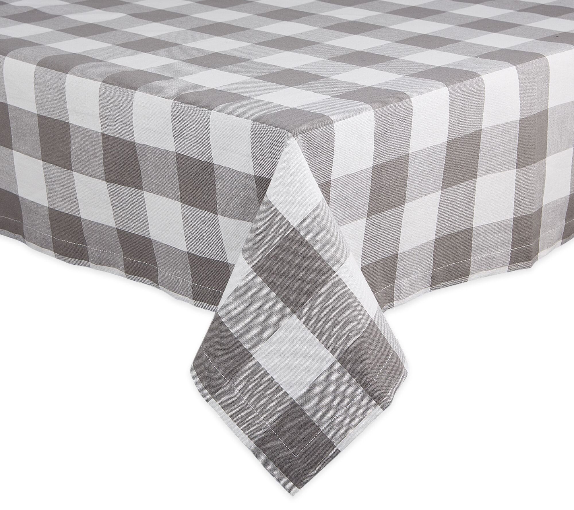 Design Imports Buffalo Check Tablecloth 60" x 120"