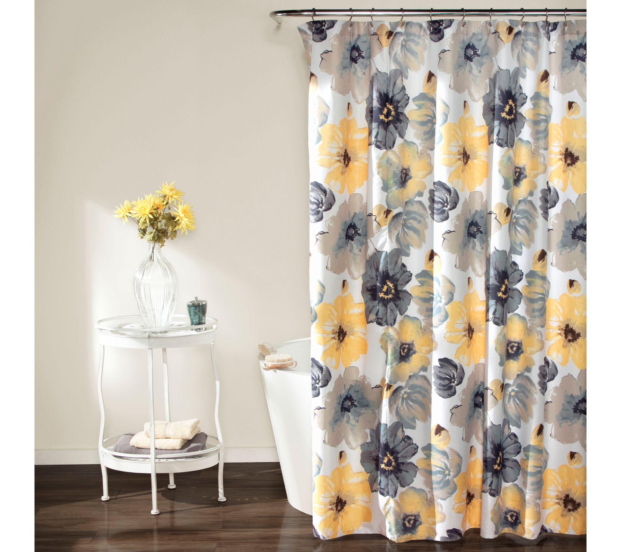 Leah 72" x 72" Shower Curtain by Lush Decor