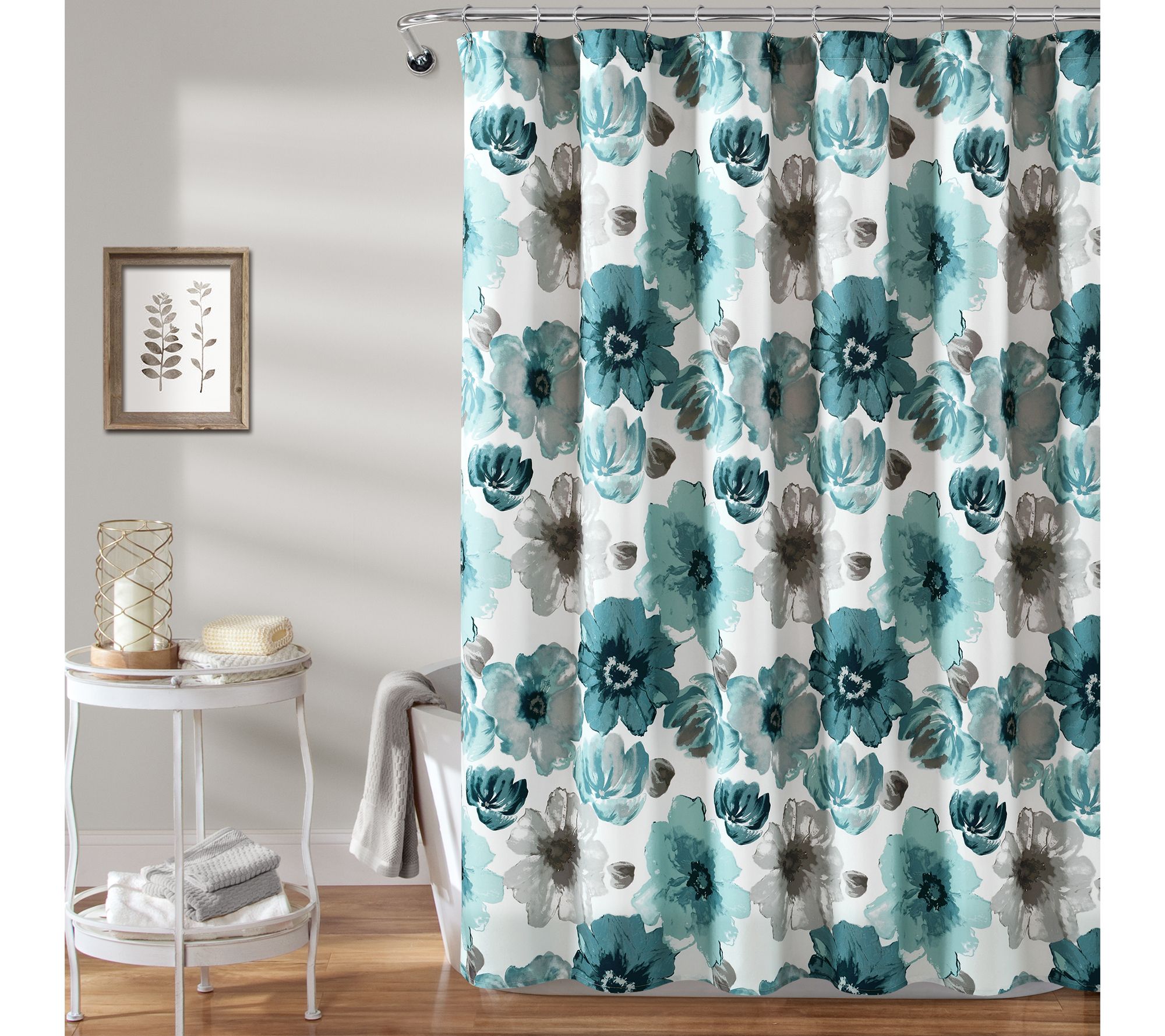 Leah 72" x 72" Shower Curtain by Lush Decor