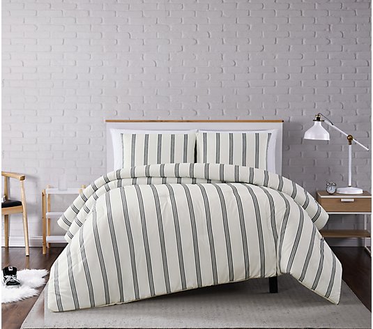 Truly Soft Millennial Stripe Full/Queen 3-PieceComforter Set