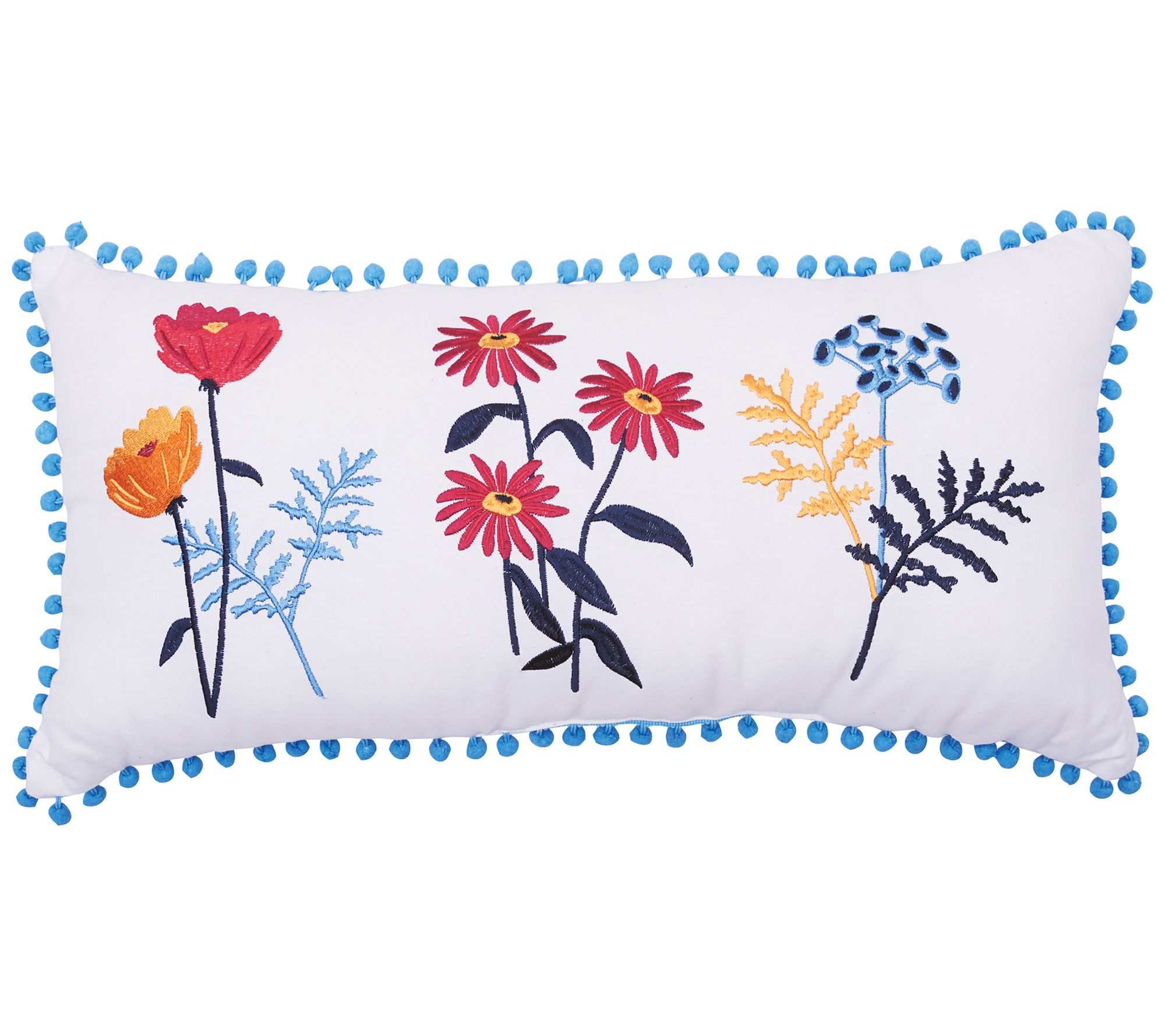 Carol & Frank Lola Embroidered Pillow