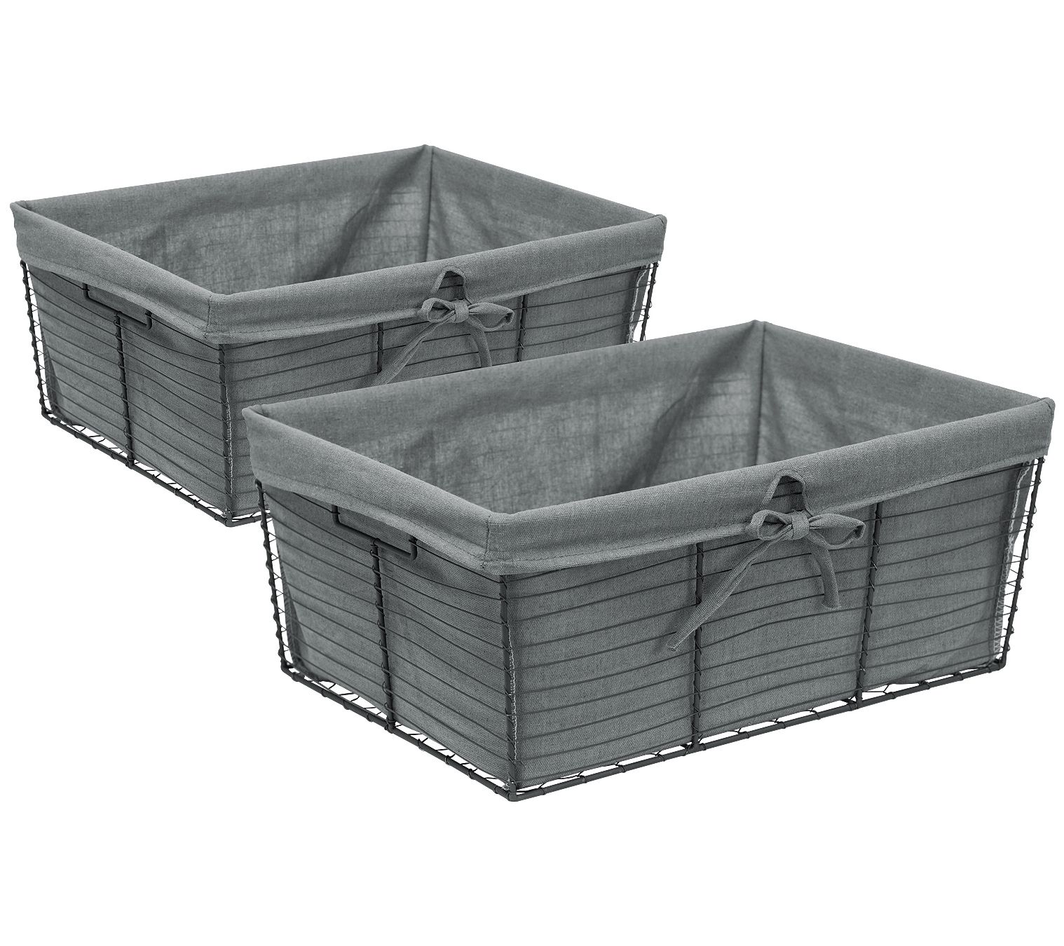 Sorbus Seagrass Basket 2 Pack