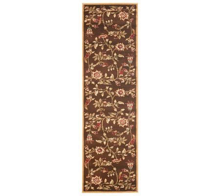 Lyndhurst Floral Swirl Power Loomed 2'3" x 8' Runner