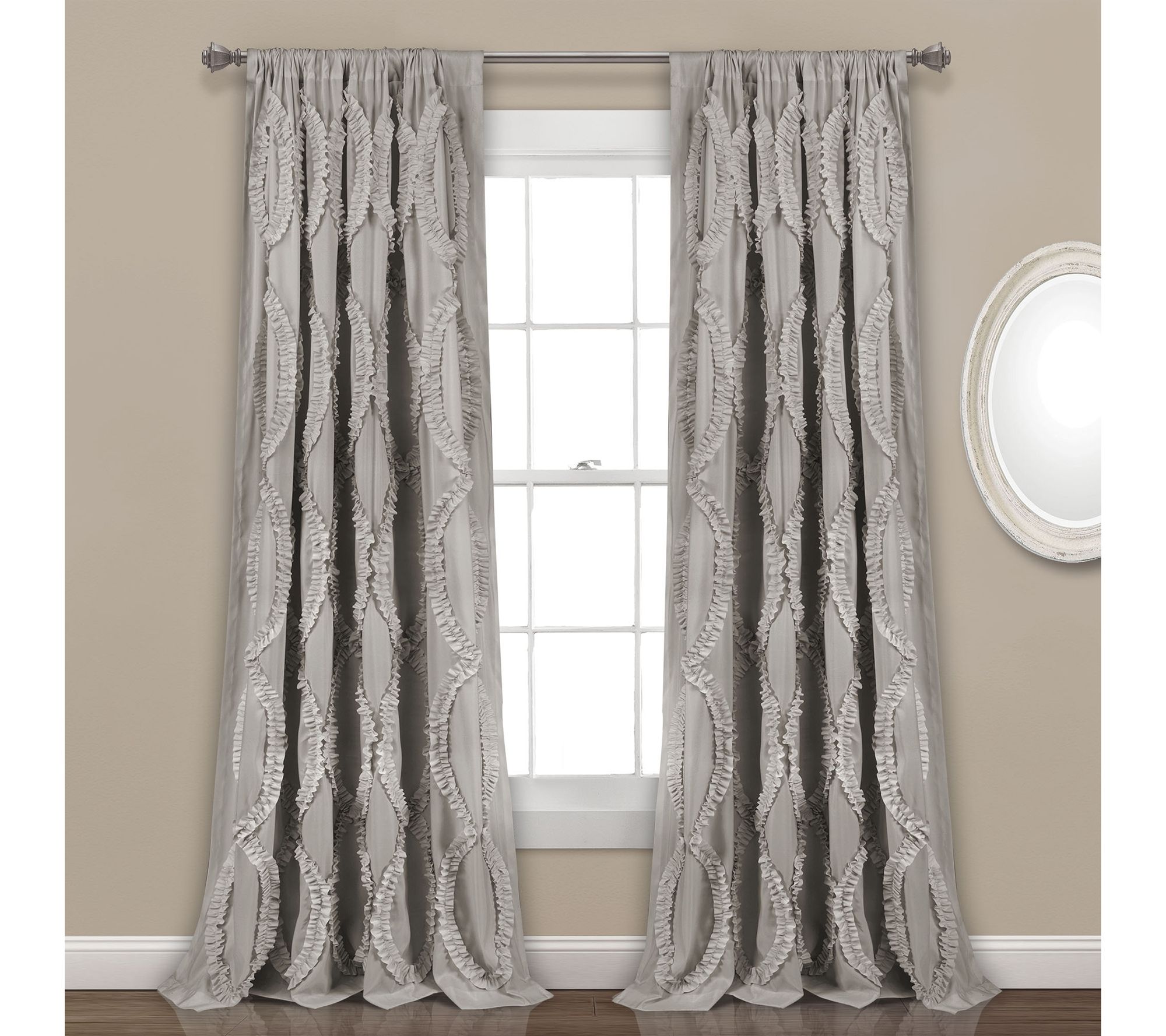 Avon Single 54" x 95" Window Curtain by Lush Decor - QVC.com