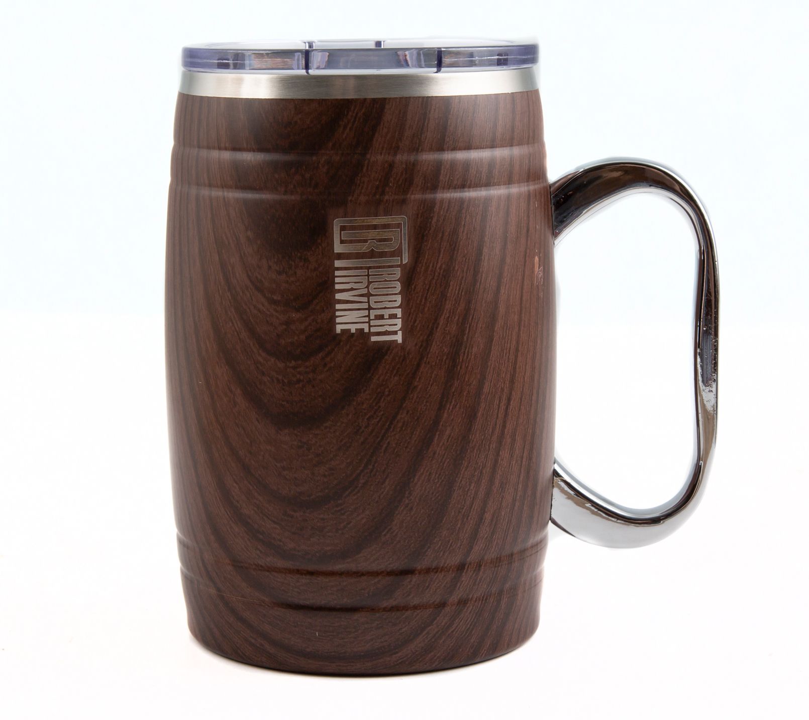 Chef Robert Irvine Set of 2 Insulated 20oz Beer Mugs