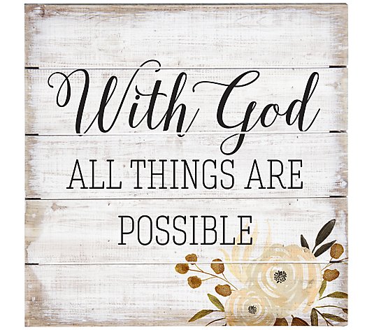 All Things Are Possible Pallet Petite By Sincere Surroundings