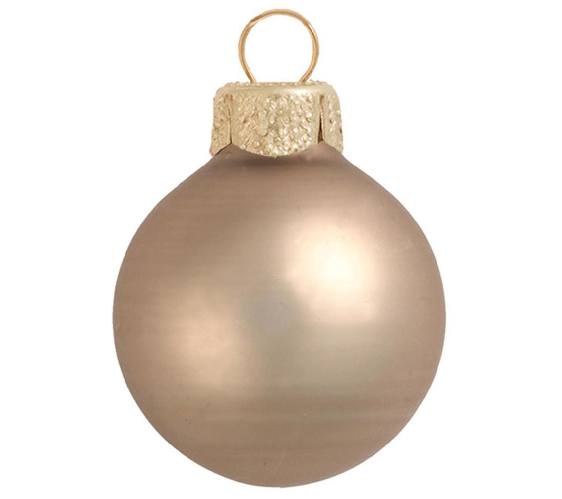 Whitehurst 28-Pc Set of 2" Glass Ornaments, Matte Finish