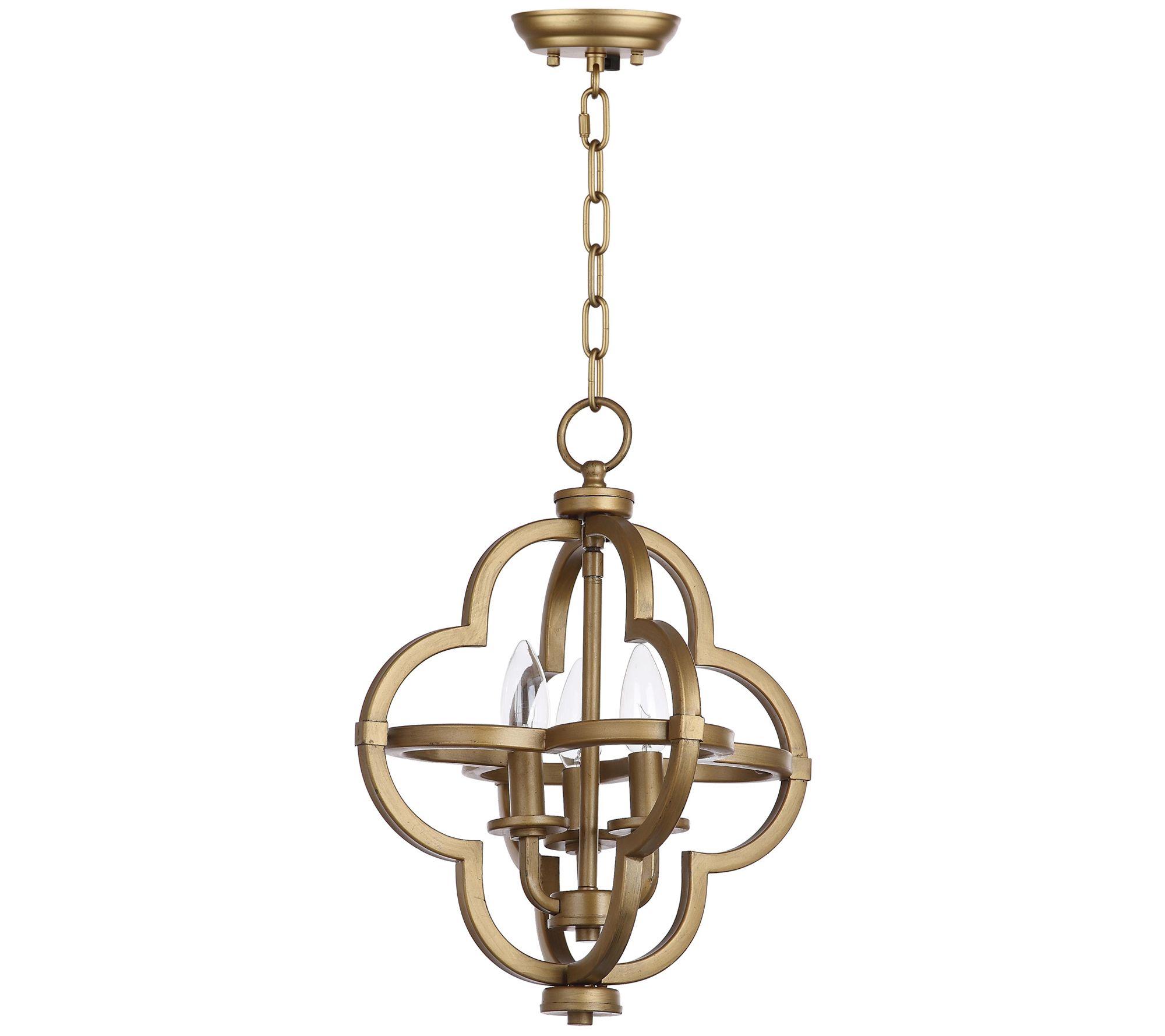 Mila 12.25" Dia Adjustable Pendant Light by Safavieh