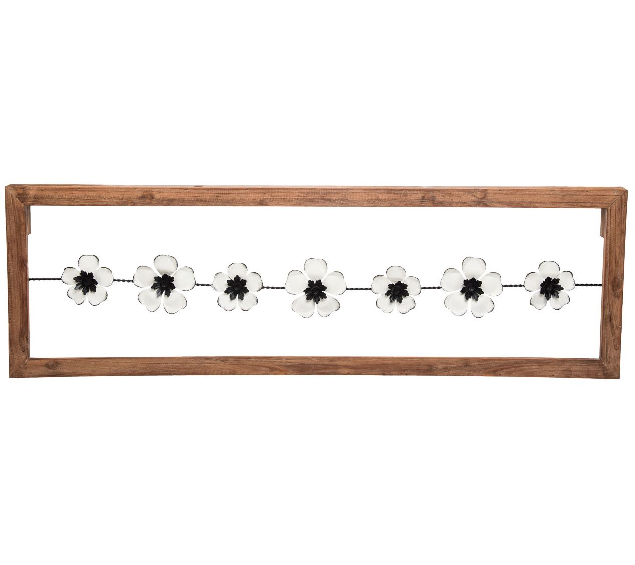 Foreside Home & Garden Flowers On A Wire Wall Art