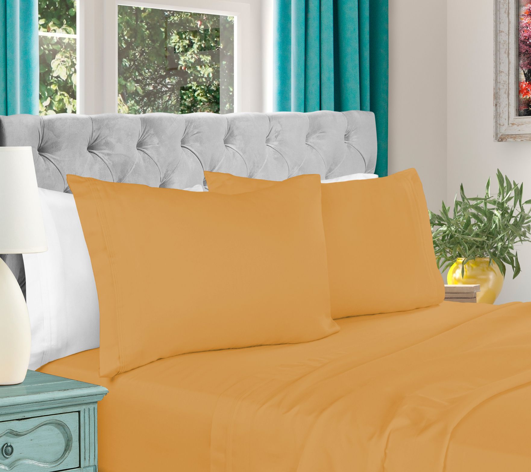 Superior 1000-TC Egyptian Cotton 4-Piece SheetSet King