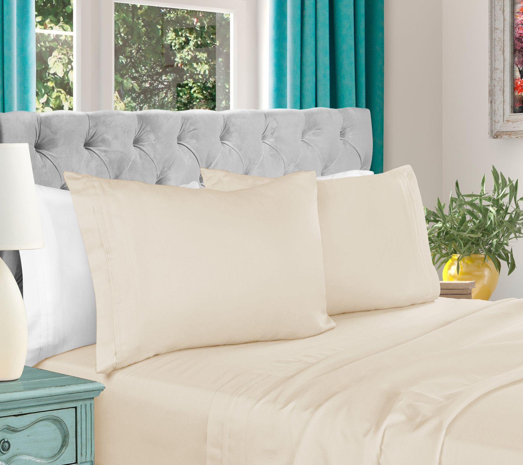 Superior 1000-TC Egyptian Cotton 4-Piece SheetSet King