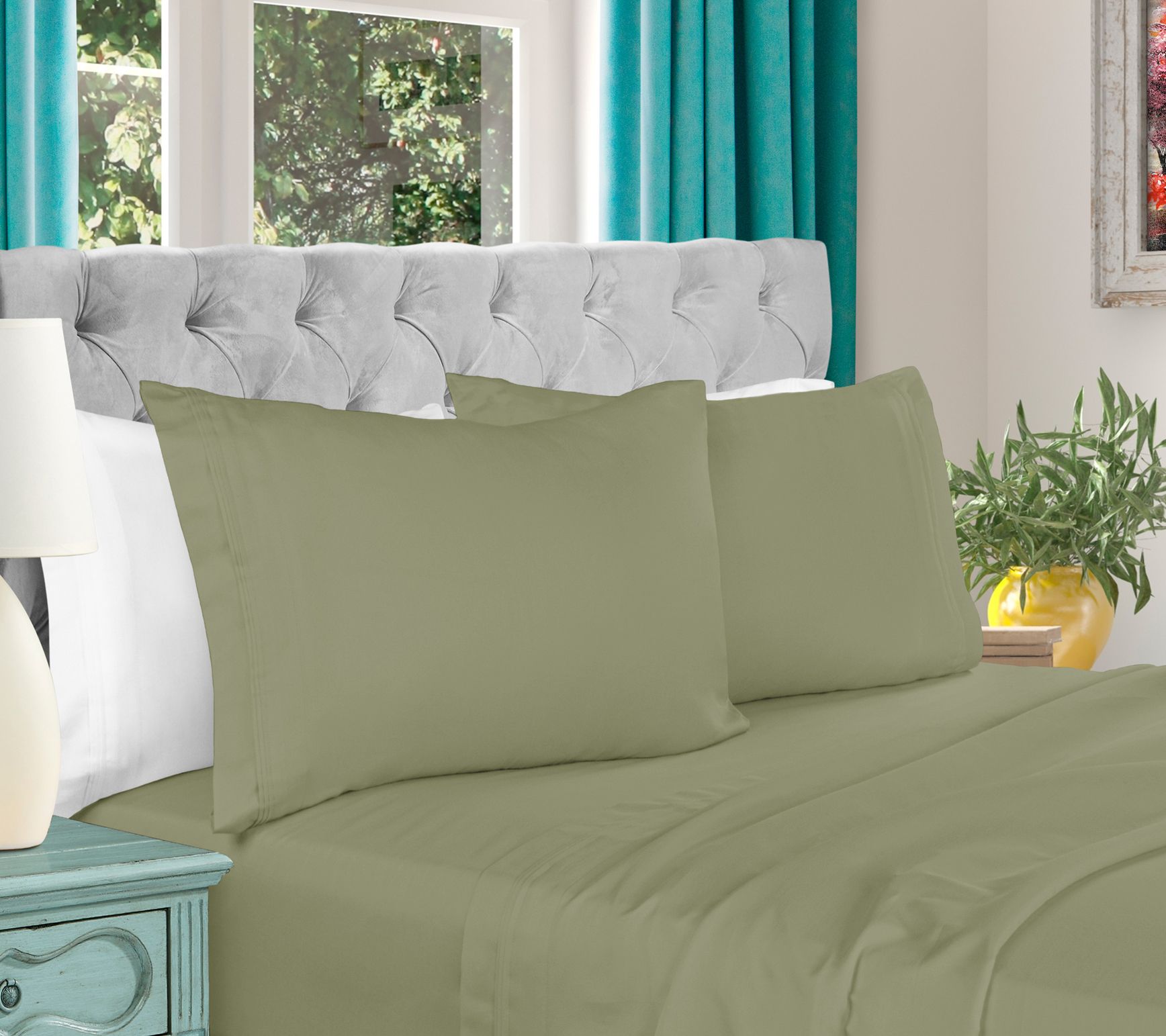 Superior 1000-TC Egyptian Cotton 4-Piece SheetSet King