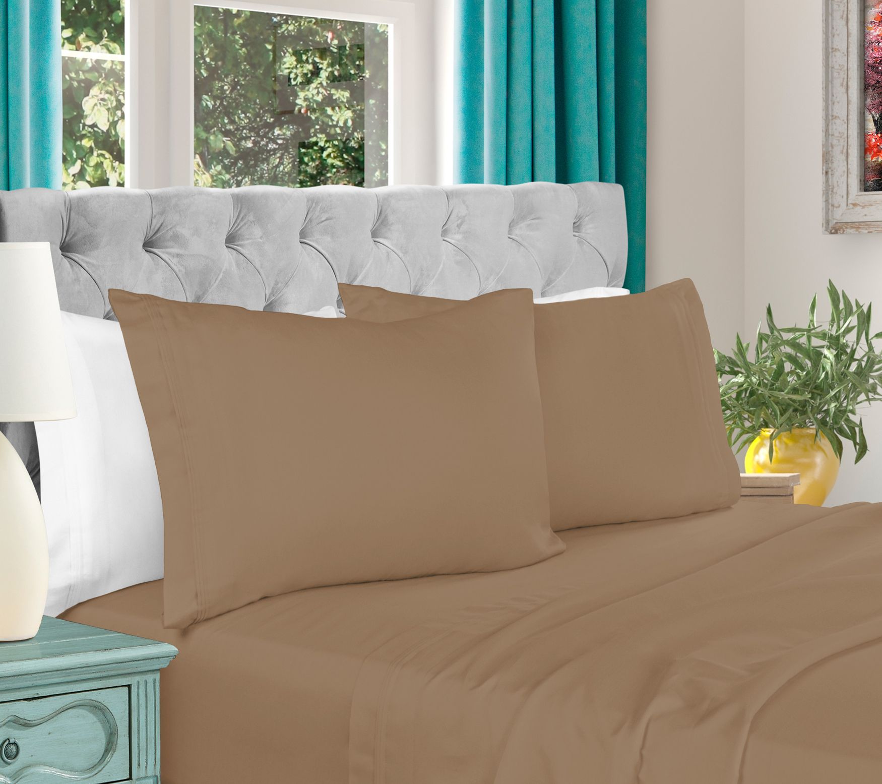 Superior 1000-TC Egyptian Cotton 4-Piece SheetSet King